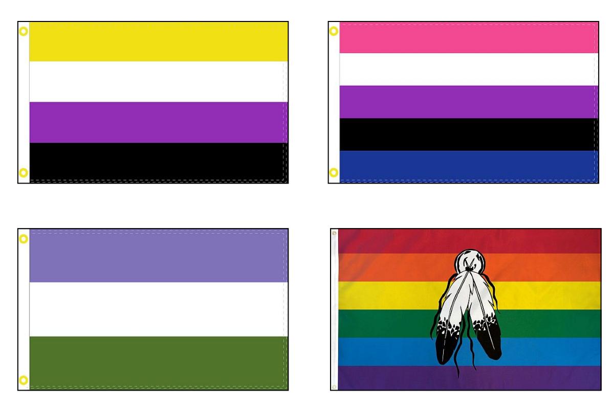 Rainbow Pride Non Binary Flags El Cheapo Flags