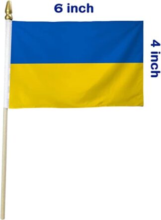 Ukraine Flag 4 inch by 6 inch