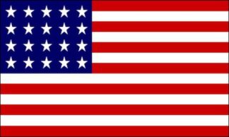 American USA 20 Stars Flag (1818-1819)