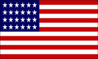 American USA 24 Stars Flag (1822-1836)