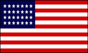 American USA 28 Stars Flag (1846-1847)