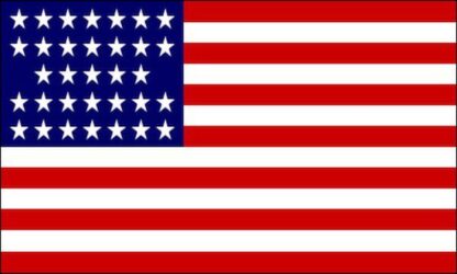 American USA 33 Stars Flag (1859-1861)