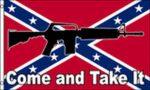 Come & Take It Confederate Flag 3x5 FT