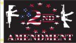 2nd Amendment Guns Flag 3x5 FT