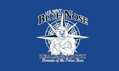 Navy Blue Nose Flag