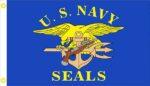 Navy Seals Blue Flag 3x5 FT