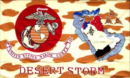 Marine Desert Storm Flag