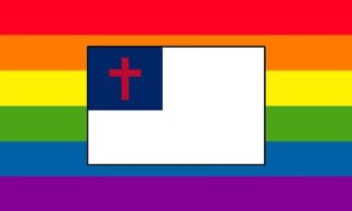 Rainbow Christian Flag