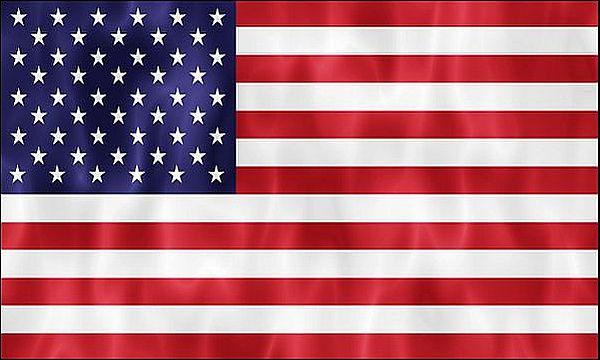 USA American Flag Triple-Knit Glossy