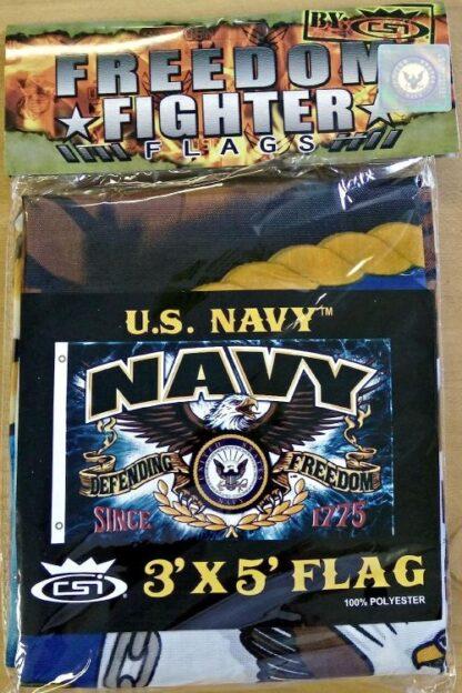 Navy Defending Freedom Gold Flag