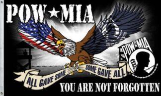 POW - MIA You Are Not Forgotten Flag