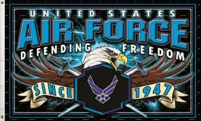 Air Force Defending Freedom Flag