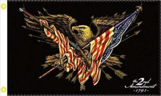2nd Amendment Eagle Flag