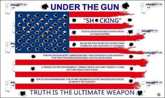 Anti Gun Under The Gun Flag
