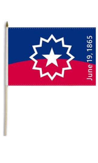 Juneteenth With Date Flag 12 inch by 18 inch