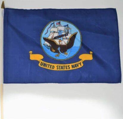 Navy Blue Nose Flag 3x5 FT