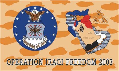 Air Force Iraqi Freedom Flag