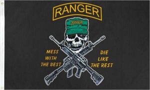 Ranger Mess With The Best Flag