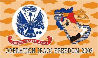 Army Operation Iraqi Freedom Flag