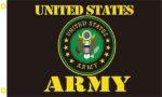 Army Seal Black Flag 3x5 FT