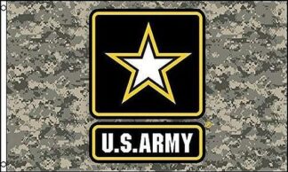 Army Star Camo Flag