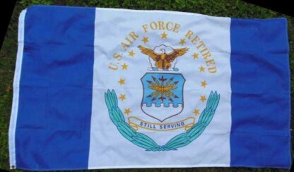 Air Force Retired Still Serving Flag
