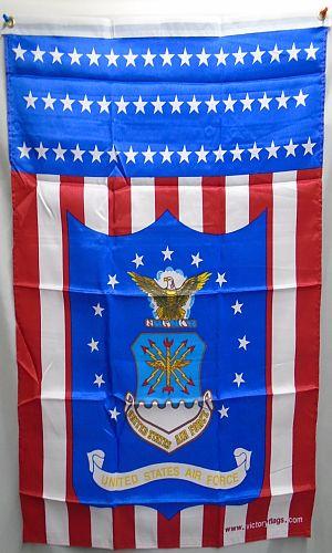 Air Force USA Flag Vertical