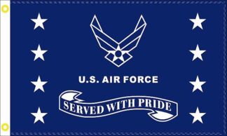 Air Force Served With Pride Flag New