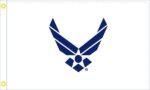 Air Force New Logo Flag White 3x5 FT