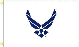 Air Force New Logo Flag White
