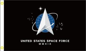 Space Force Flag Black