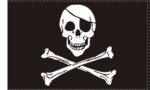 Pirate Black Patch Flag 3x5 FT