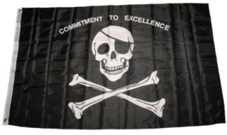 Pirate Commitment To Excellence Flag