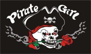 Pirate Girl Flag
