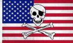 Pirate USA Flag 3x5 FT