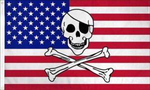 Pirate USA Flag