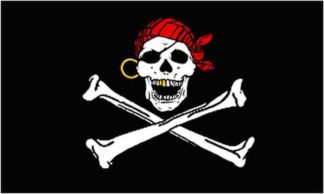 Gold Teeth Pirate Flag