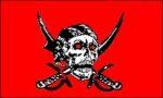 Red Skull Pirate Flag 3x5 FT