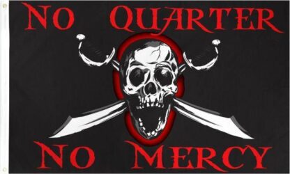 No Quarter No Mercy Pirate Flag
