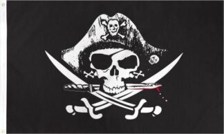 Dead Man Chest Tricorner Pirate Flag