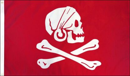 Henry Every Pirate Flag Red
