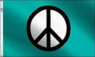 Peace Flag Turquoise