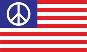 Peace USA Flag