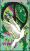 Peace Graffiti Dove Flag 5x3 FT