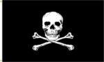 Cracked Skull Pirate Flag 3x5 FT