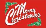 Merry Christmas Flag Red 3x5 FT