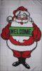 Santa Welcome Flag 5x3 FT