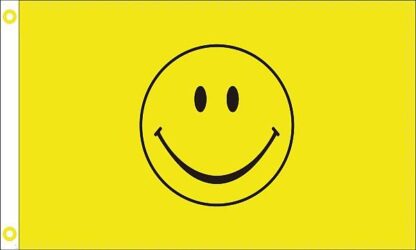 Smiley Face Flag Yellow