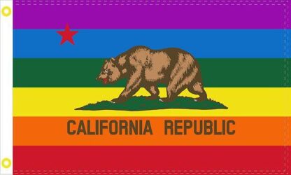 California Rainbow Flag