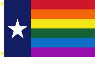 Rainbow Texas Flag
